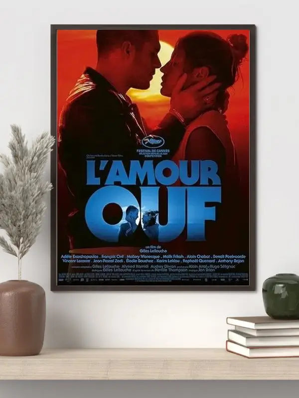 L'Amour Ouf 2024 movie poster featuring Jackie and Clotaire in a passionate 1980s French love story from director Gilles Lellouche​